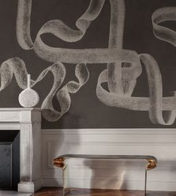 Ribbon Mural by Coordonne Ink