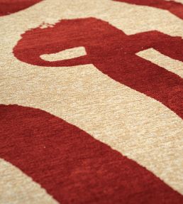 Louis De Poortere Ribbon rug Imperial Red 118566 Imperial Red
