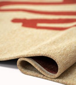 Louis De Poortere Ribbon rug Imperial Red 118566 Imperial Red