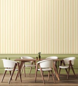 Ribbon Mix Stripe Wallpaper by Ohpopsi Blossom