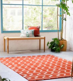 Scion Ribbon rug Coral 124300120180-US Coral