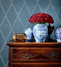 Ribbon Sisal Wallpaper by Anna French Sage