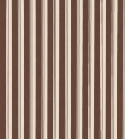 Ribbon Stripe Fabric by George & Minnie Walnut