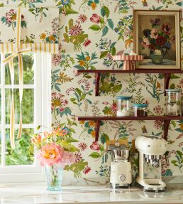 Ribbon Stripe Fabric by Harlequin Peridot