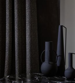 Ricamo Fabric by Clarke & Clarke Pewter