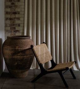 Ricamo Fabric by Clarke & Clarke Ochre