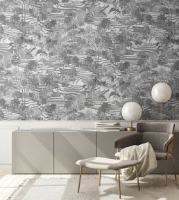 Rice Terrace Max Wallpaper by Brand McKenzie Black / White