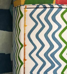 Rick Rack Fabric by Christopher Farr Cloth Terracotta