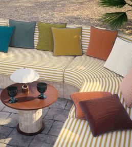 Rico Ruivo Cushion 45 x 45cm by Maison Casamance Vert