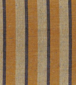 Ridge Stripe Fabric by Ian Mankin Permian Red