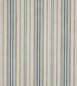 Ridgeway Stripe Fabric by Colefax and Fowler Blue