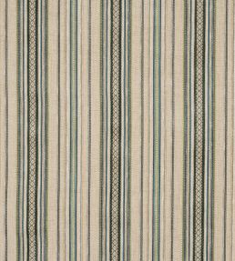 Ridgeway Stripe Fabric by Colefax and Fowler Teal