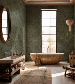 Rif Relief Wallpaper by Coordonne Sage