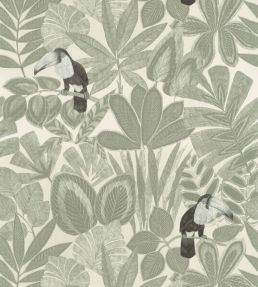 Rio Wallpaper by Caselio Vert Kaki