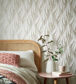 Ripple Wallpaper by 1838 Wallcoverings Shimmer
