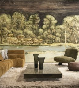 Riva Mural by Arte Sepia River