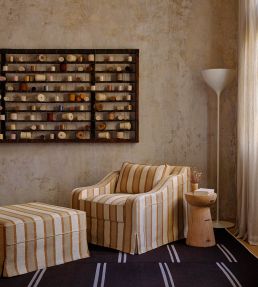 Rivage Fabric by Manuel Canovas Indigo