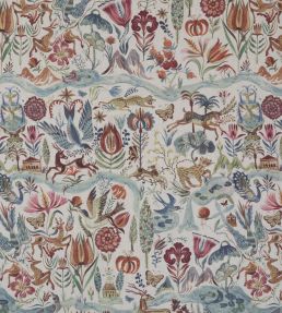 River of Joy Fabric by Christopher Farr Cloth Berry