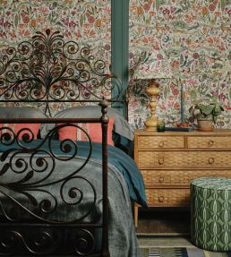 River of Joy Wallpaper by Christopher Farr Cloth Fuchsia
