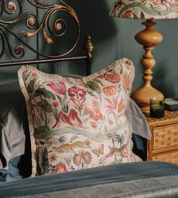 River of Joy Fabric by Christopher Farr Cloth Hot Pink