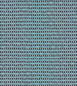 Riverine Fabric by Osborne & Little Turquoise/Navy