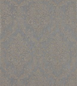 Riverside Damask Wallpaper by Sanderson Mole/Copper