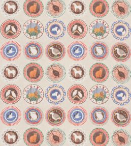 Robina's Dinner Party Fabric by GP & J Baker Jewel