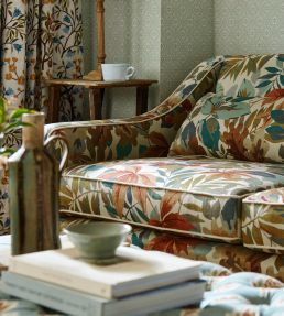 Robin's Wood Fabric by Sanderson Russet