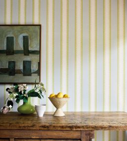 Rocca Wallpaper by Jane Churchill Beige/Aqua
