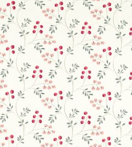 Rochelle Fabric by Clarke & Clarke Blush/Raspberry