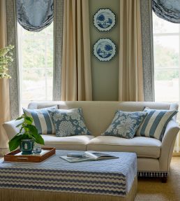 Rococo Stripe Fabric by James Hare Sultan Gold