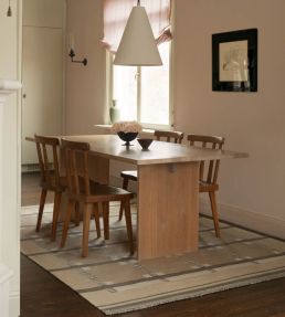 Layered Rollakan Ruth Runner rug Almond RORUAL75240 Almond