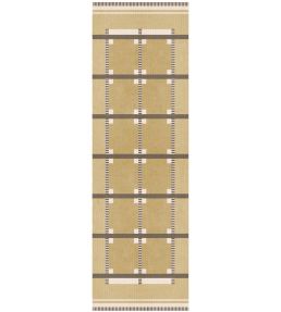 Layered Rollakan Ruth Runner rug Harvest Yellow RORUHY75240 Harvest Yellow