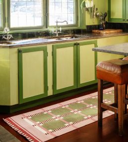 Layered Rollakan Ruth Runner rug Spring Grass RORUSP75240 Spring Grass