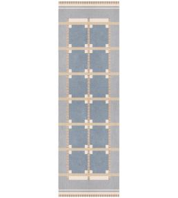 Layered Rollakan Ruth Runner rug Summer Sky RORUSU75240 Summer Sky