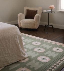 Layered Rollakan Selma Runner rug Sage ROSESA75240 Sage
