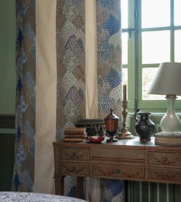 Rolling Hills Fabric by Travers Blue