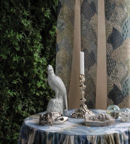 Rolling Hills Fabric by Travers Blue