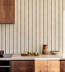 Rolling Stripes Wallpaper by Coordonne Black