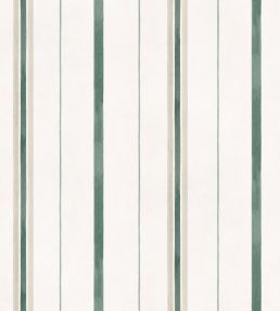 Rolling Stripes Wallpaper by Coordonne Mint