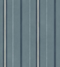 Rolling Stripes Wallpaper by Coordonne Sapphire