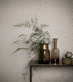 Nika Wallpaper by Romo Charcoal