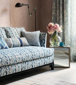 Kaiko Fabric by Romo Steel Blue