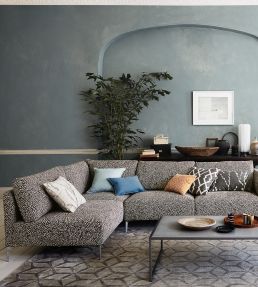 Kaiko Fabric by Romo Grey Seal