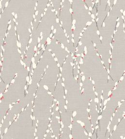 Mikado Fabric by Romo Red Coral