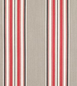 Burford Fabric by Romo Red Tulip