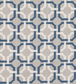 Orton Fabric by Romo Buxton Blue