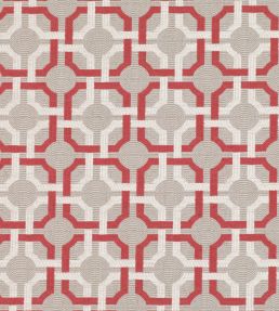 Orton Fabric by Romo Red Tulip