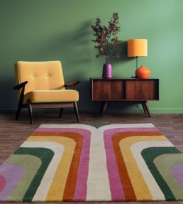 Asiatic Romy Retro rug Pink 01 ROMY1201700001 Pink 01