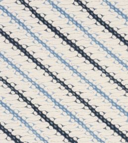 Ronnie Fabric by Schumacher Blue
